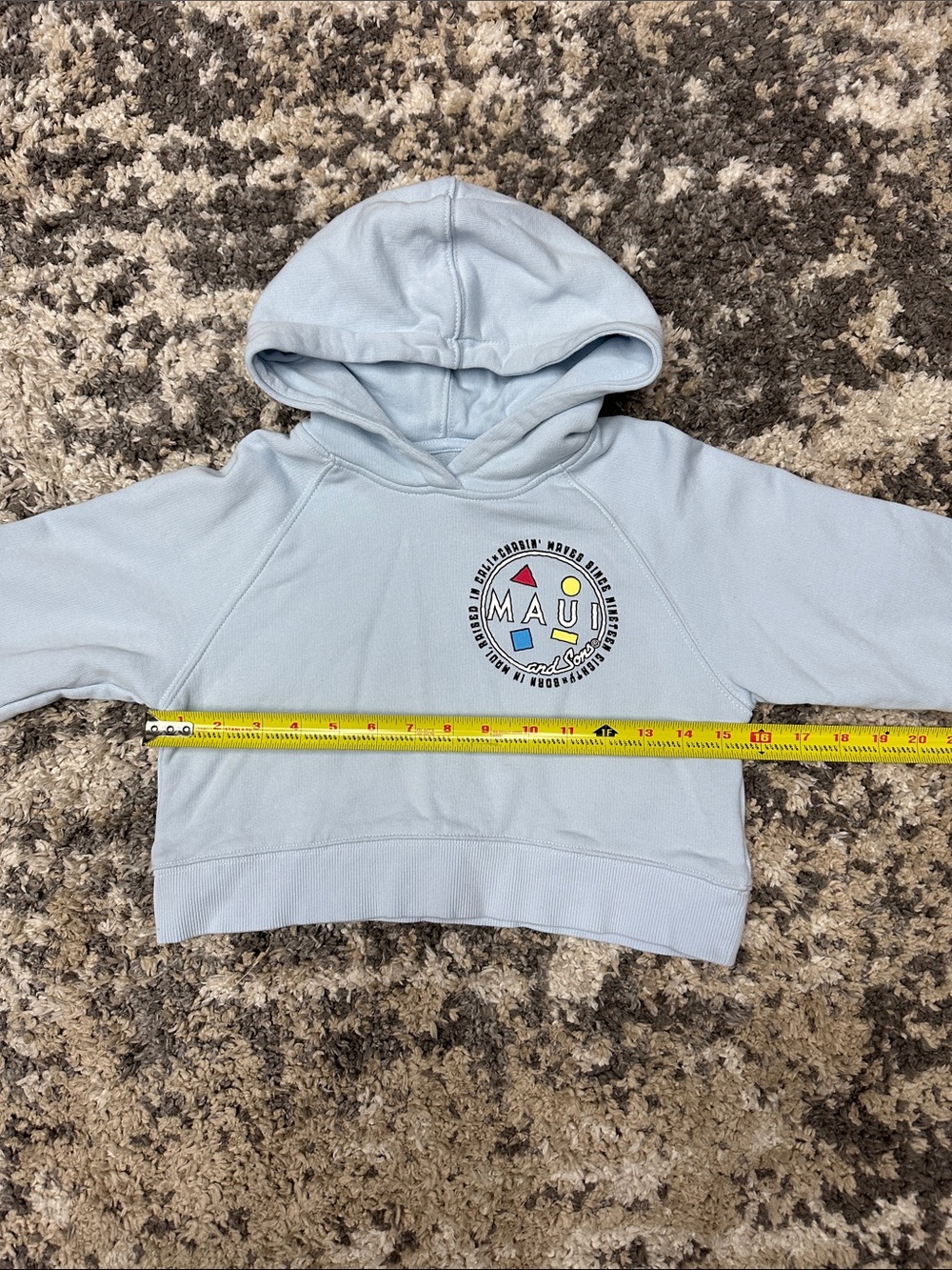 Zara x MAUI and Sons Cropped Hoodie Kid’s sz. 8-9 - Picture 7 of 7